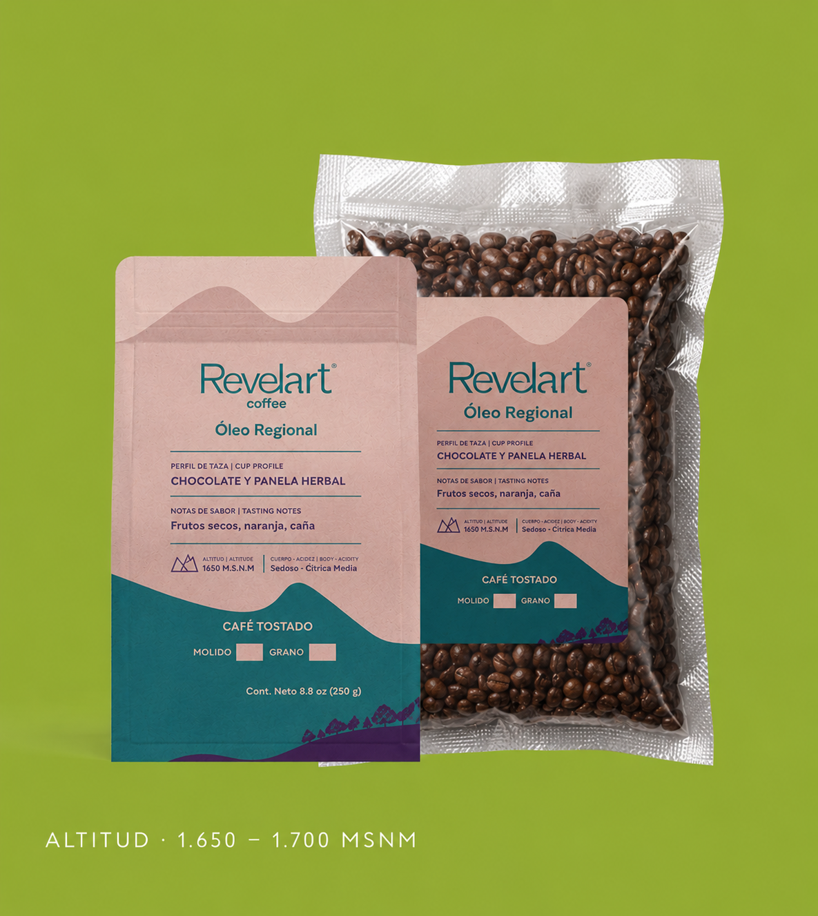 Café Regional Normal · Revelart packaging